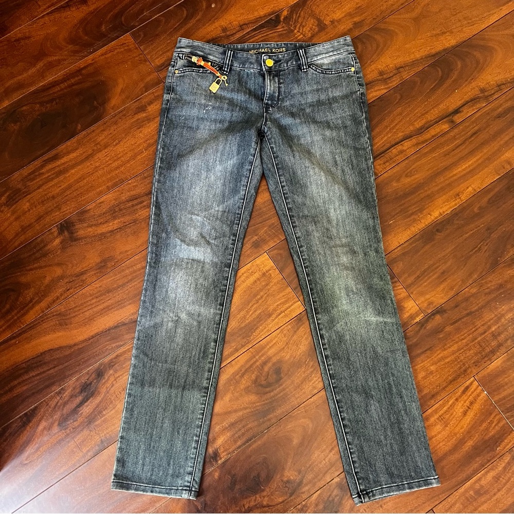 Michael Kors Slim Fit Medium Wash Jeans